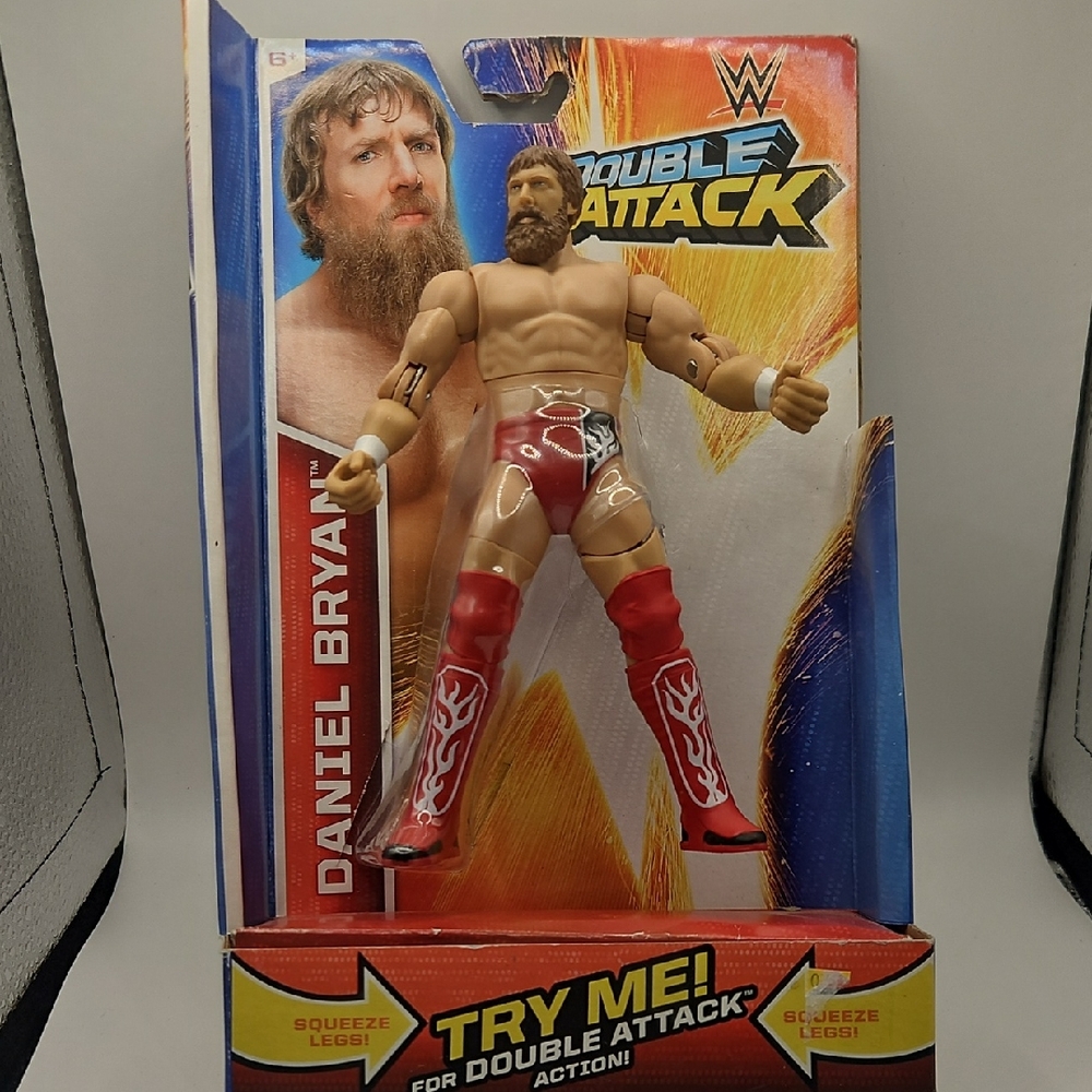 WWE Daniel Bryan Figure with Red and Beige Gear